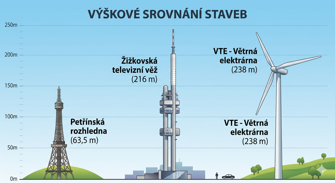 Srovnání výšky