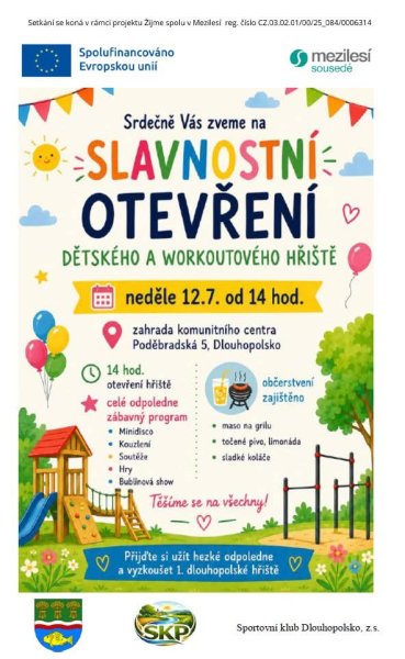 Slavnostní otevření